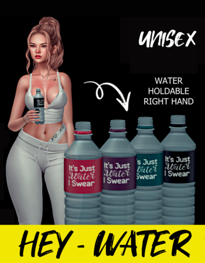  water bottle - garrafa de água  - HEY 
