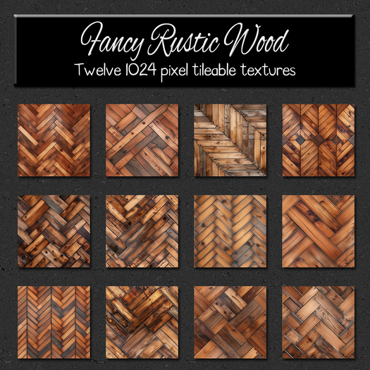 *Wallflowers* Fancy Rustic Wood