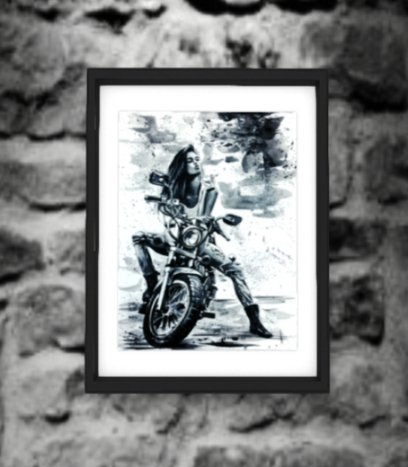 Girl Biker