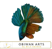 Betta Flow Aquatic Wall Sculpture
