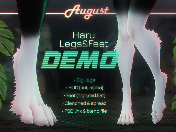 [• AUGUST •] - Haru Legs&Feet DEMO