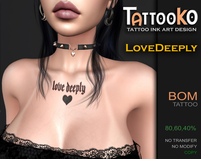 [TattooKO] Tattoo LoveDeeply