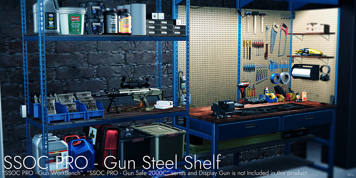 MESH[SSOC PRO] Gun Steel Shelf v1.13 FULL Box