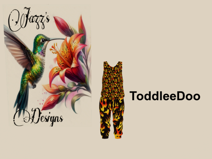 Flames ToddleeDoo Outfit