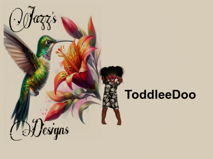Skulls Romper  ToddleeDoo  JD