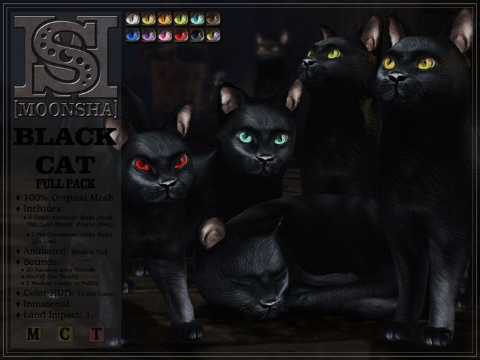 [MoonSha] Black Cat - Full Pack