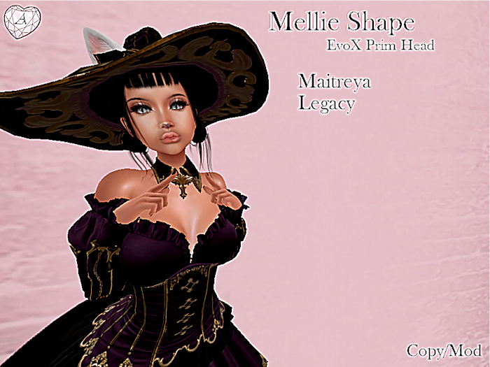 .:AFRIDITIS:. Mellie Shape (Prim Head) 