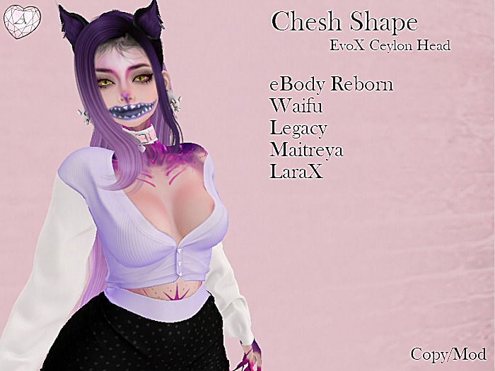 .:AFRIDITIS:. Chesh Shape (Ceylon Head)