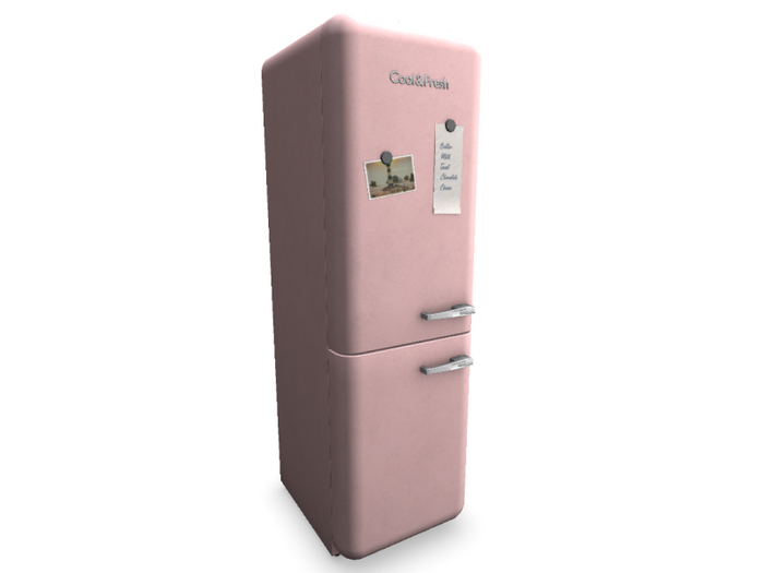 08.KOPFKINO - Mediterranean Kitchen - Fridge lightpink
