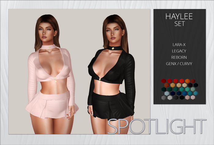 :SPOTLIGHT DEMO: HAYLEE SET [UNPACK HUD]