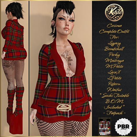 [K-Style] COSIMA COMPLETE OUTFIT - FATPACK #5