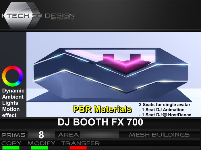 [I-T3D] DJ BOOTH FX 700