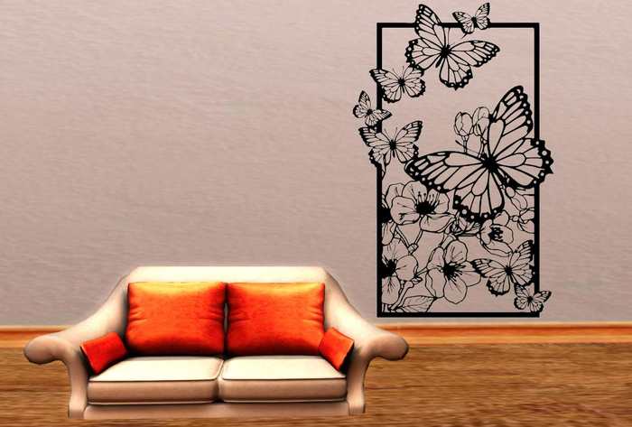 Wall Decor Art  Sticker Butterfly 2