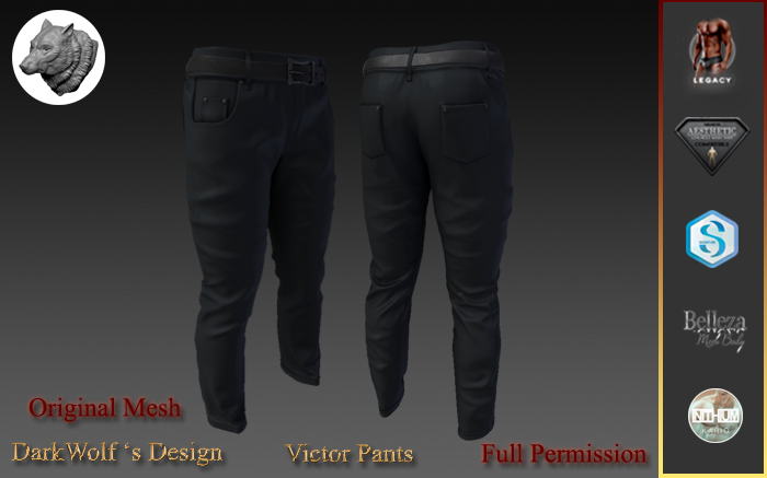 Victor Pants Men Full Perm
