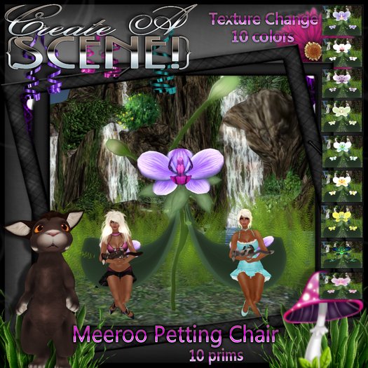 {CaS} Meeroo Petting Chair - Texture Change (Boxed)