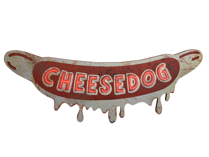 11 .Cheesedog sign