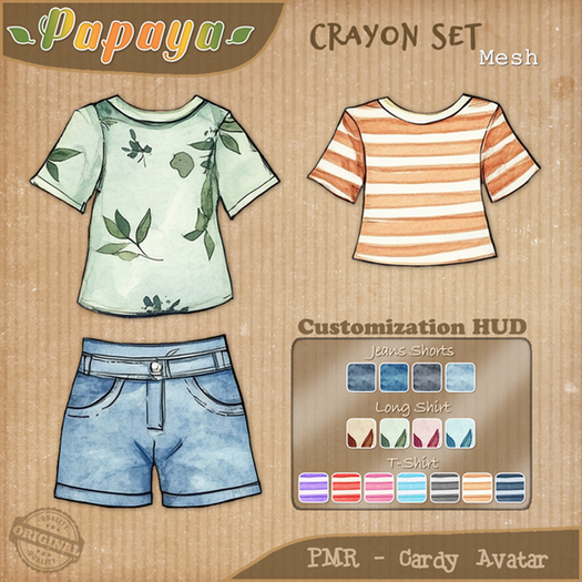 :Papaya: CRAYON FATPACK - Cardy/o Clothes