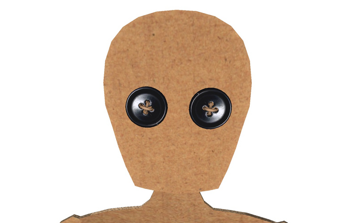 Button Eyes for Cardy