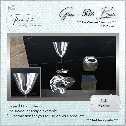 {ToI} Material - Glass 50% - Full Perms