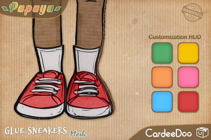 :Papaya: GLUE Sneakers - CardeeDoo