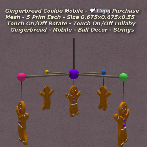 Gingerbread Cookie Mobile1