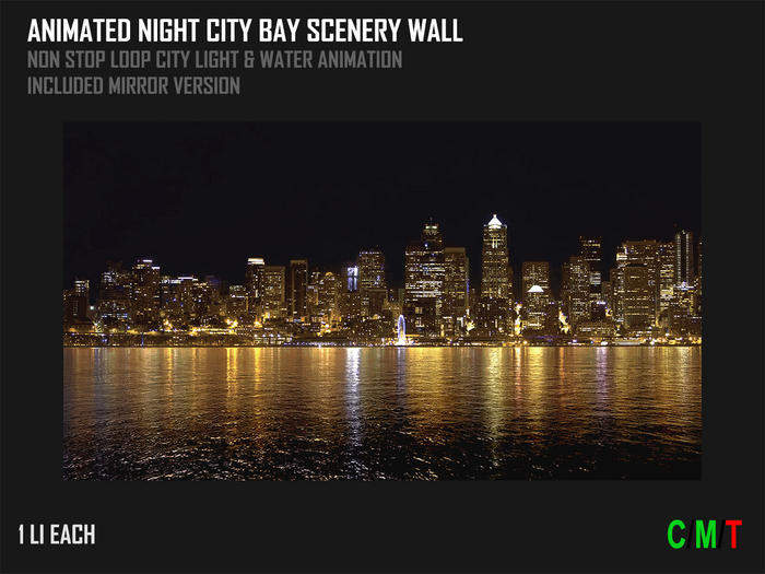 Chibby - Animated Night City Bay Scenery (Add Me)