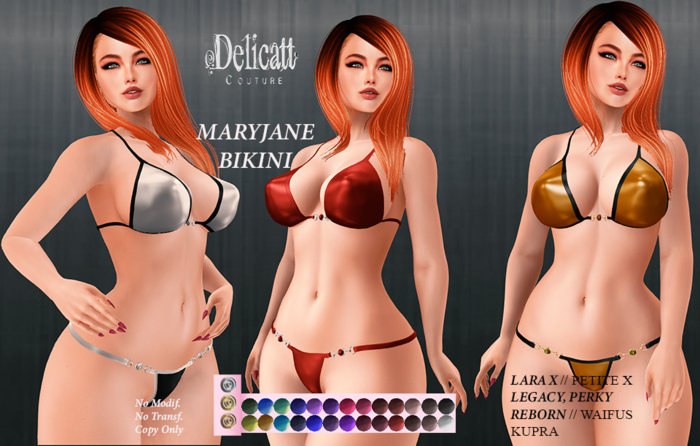 Delicatt Couture - MARYJANE BIKINI - 2025#April#09