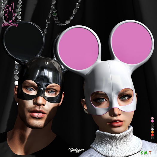 *Glitter Bunny* Mimi Mask 