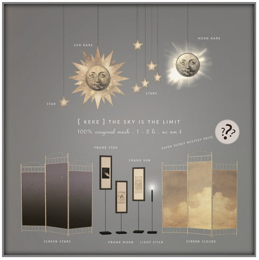 Second Life Marketplace - [ keke ] the sky is the limit - frame sun
