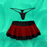 Black Red Bonbon ERIKA SKIRT