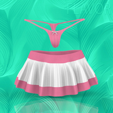 White Pink Bonbon ERIKA SKIRT