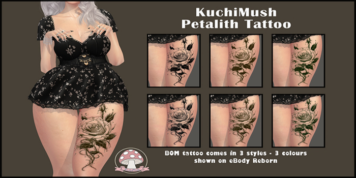 KuchiMush Petalith Tattoo [BOM]
