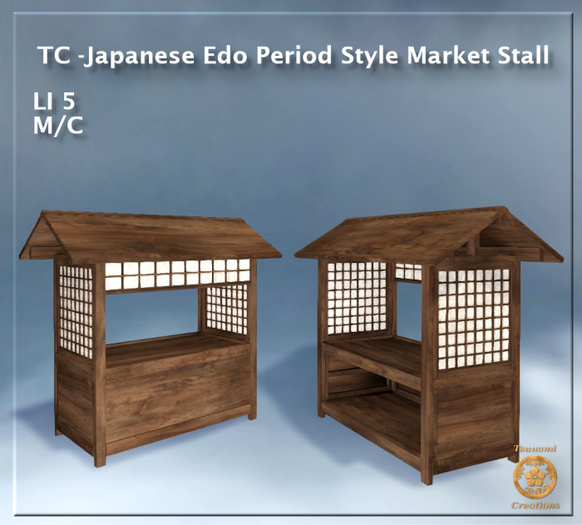 TC -Japanese Edo Period Style Market Stall