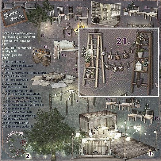 21 -DRD- Garden Party - Memory Ladder