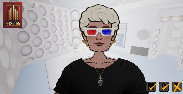 Cardboard Jon P Hair