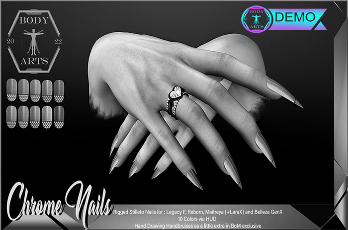 BodyArts Chrome Stiletto DEMO