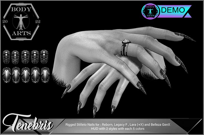 BodyArts - Tenebris Nails DEMO