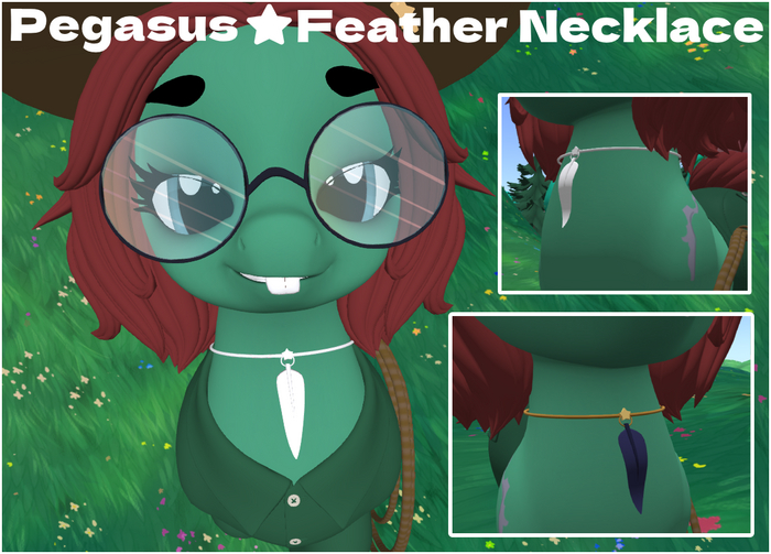 OP Feather Necklace