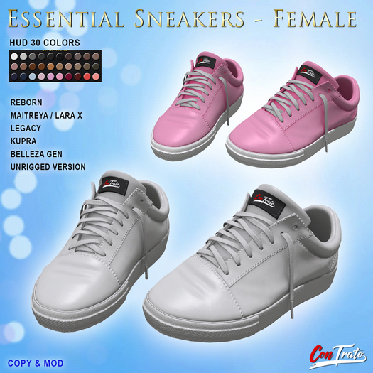[ConTrato] Essential Sneakers Female