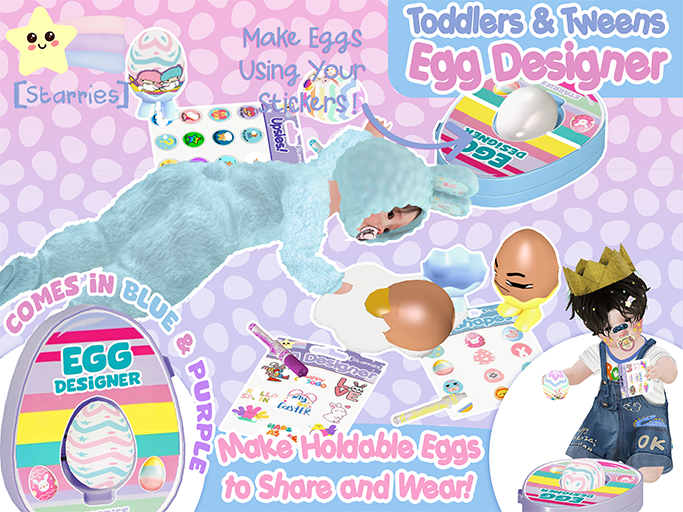 [Starries] Td & Twn Sticker Egg Designer