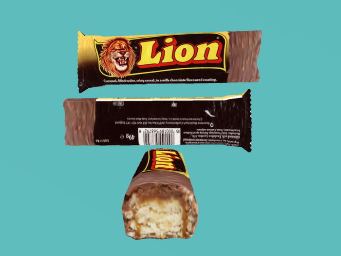 lion chocolate bar