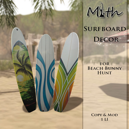 Myth - Surfboards Decor Hawaii (FREE INWORLD)