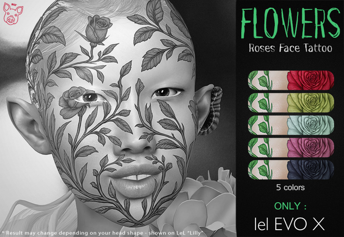 Mad' - Roses FaceTattoo [DEMO] [EVOX]