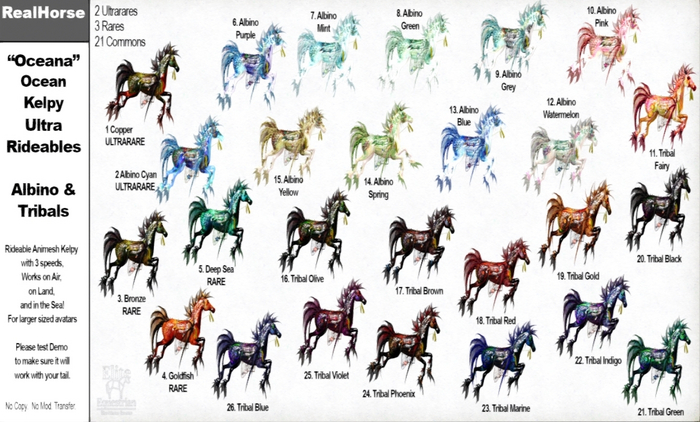 5 *E* "Oceana" Ultra - Deep Sea RARE