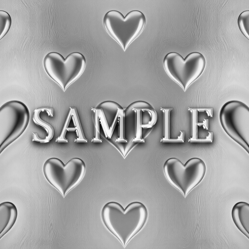 Zoy Texture [ Metallic Hearts Seamless 01 ] B