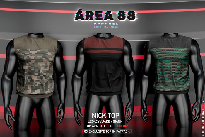 AREA 88 / Nick Top FATPACK