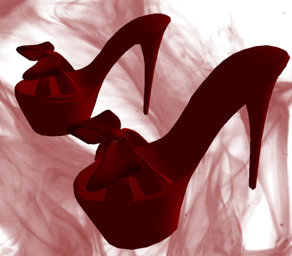 Maroon Sandal w/bow 