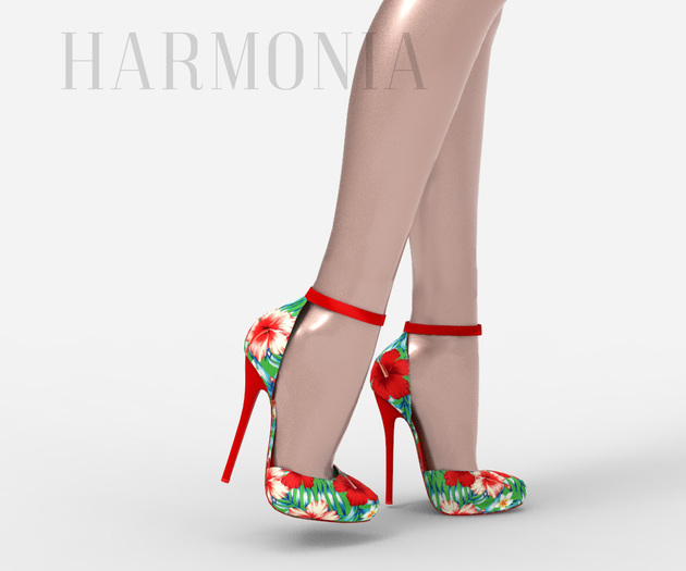 Red Holiday Heels