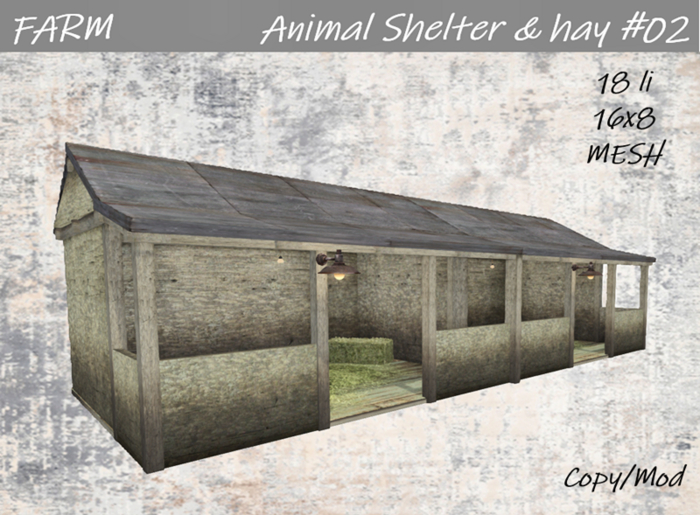 My Little Farm - Animal shelter & hay #02