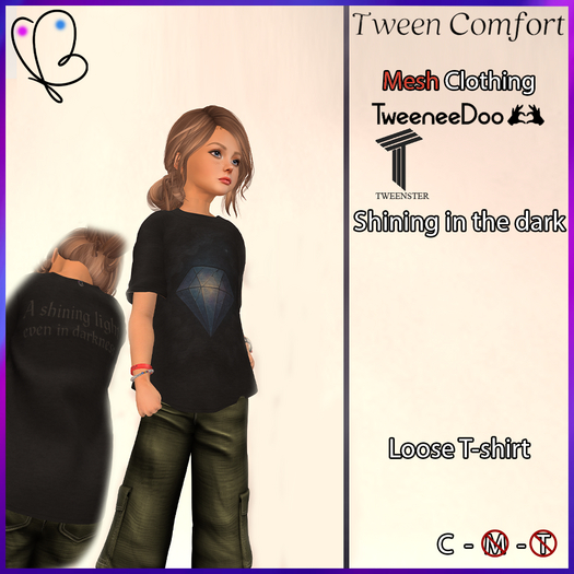 Tween Comfort - Diamond - Michelle Shirt